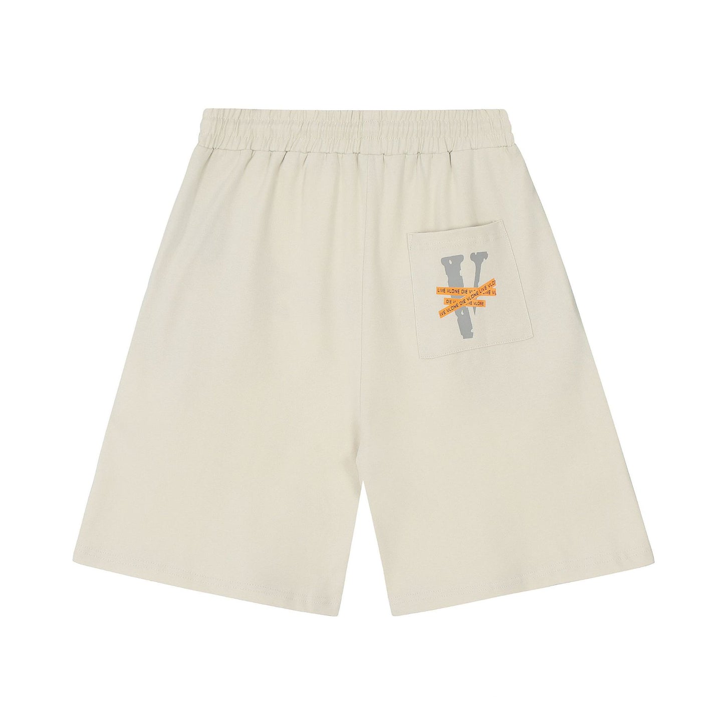 VLONE Black/Beige Cotton Shorts