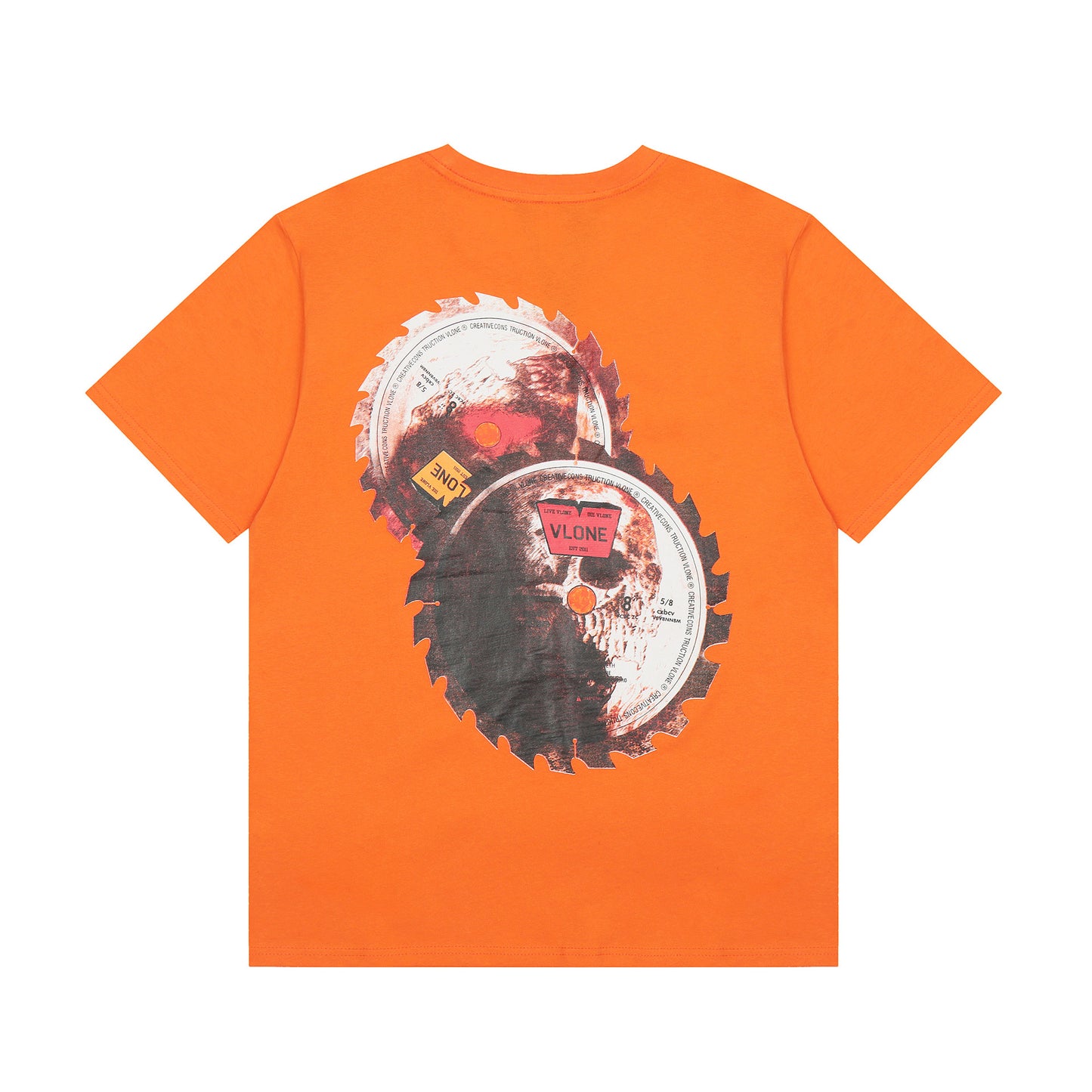 VLONE Orange Cotton T-shirt