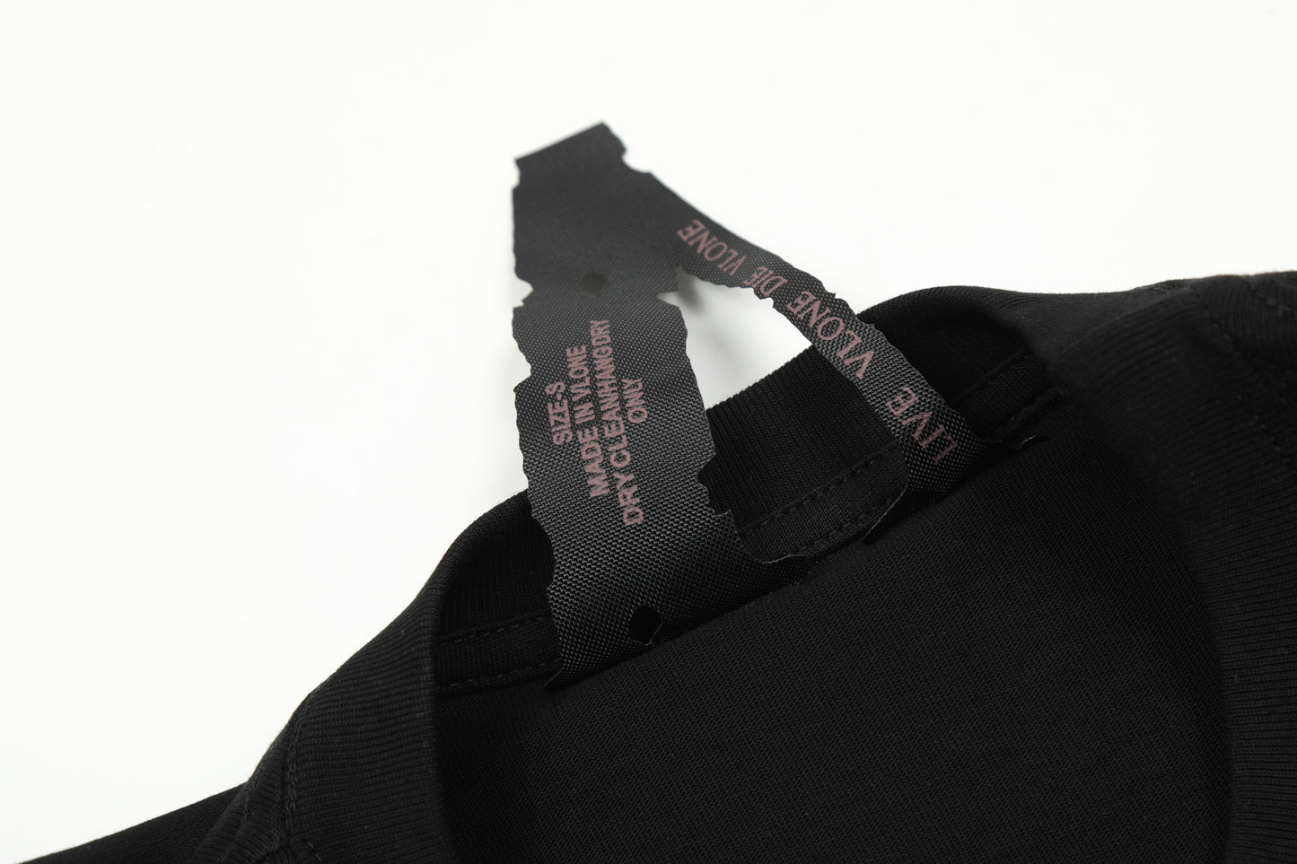 VLONE Black/White Cotton Sweatshirt
