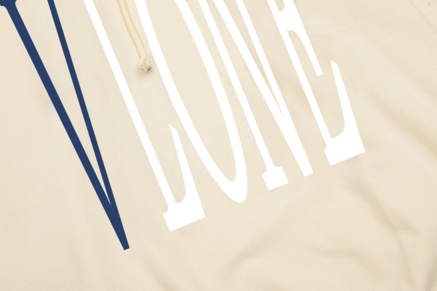 VLONE Beige Cotton Hoodie