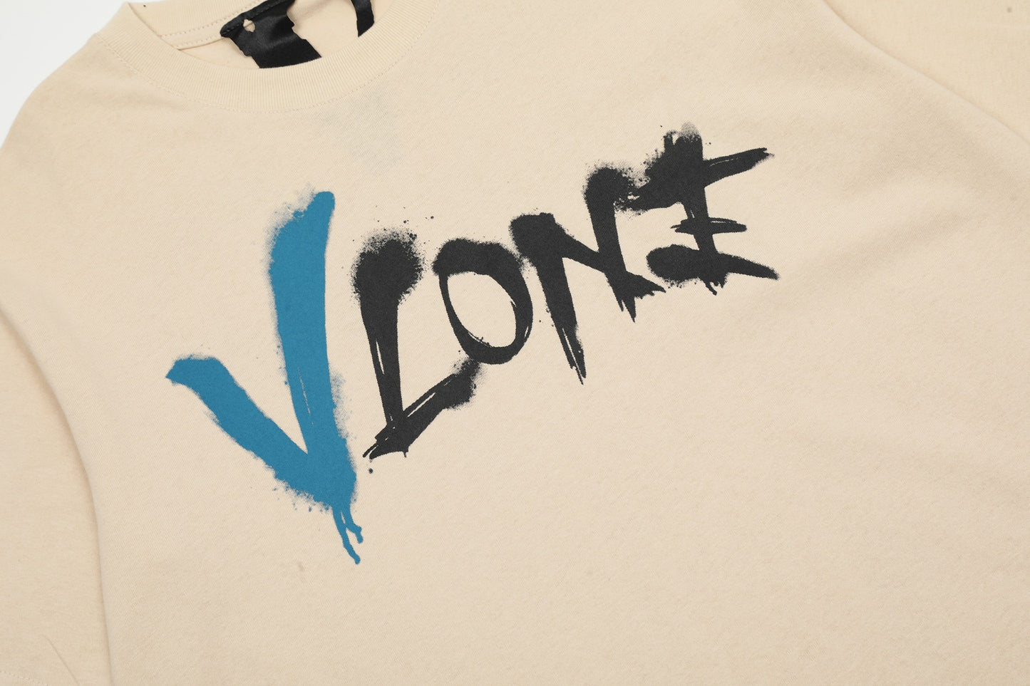 VLONE Beige/White Cotton T-shirt