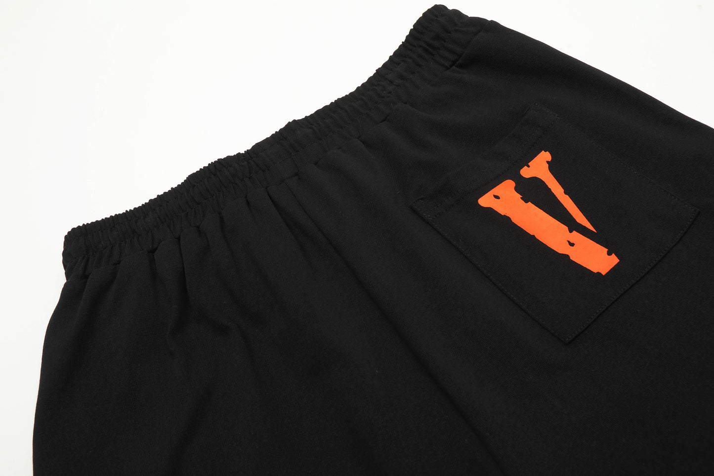 VLONE Black/White Cotton Shorts