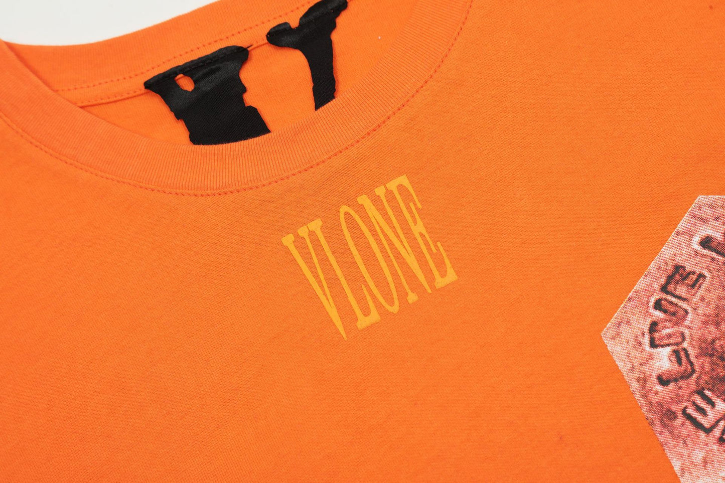 VLONE Orange Cotton T-shirt