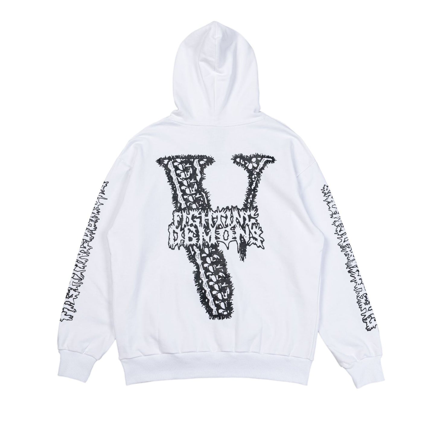 VLONE Black/White Cotton Hoodie