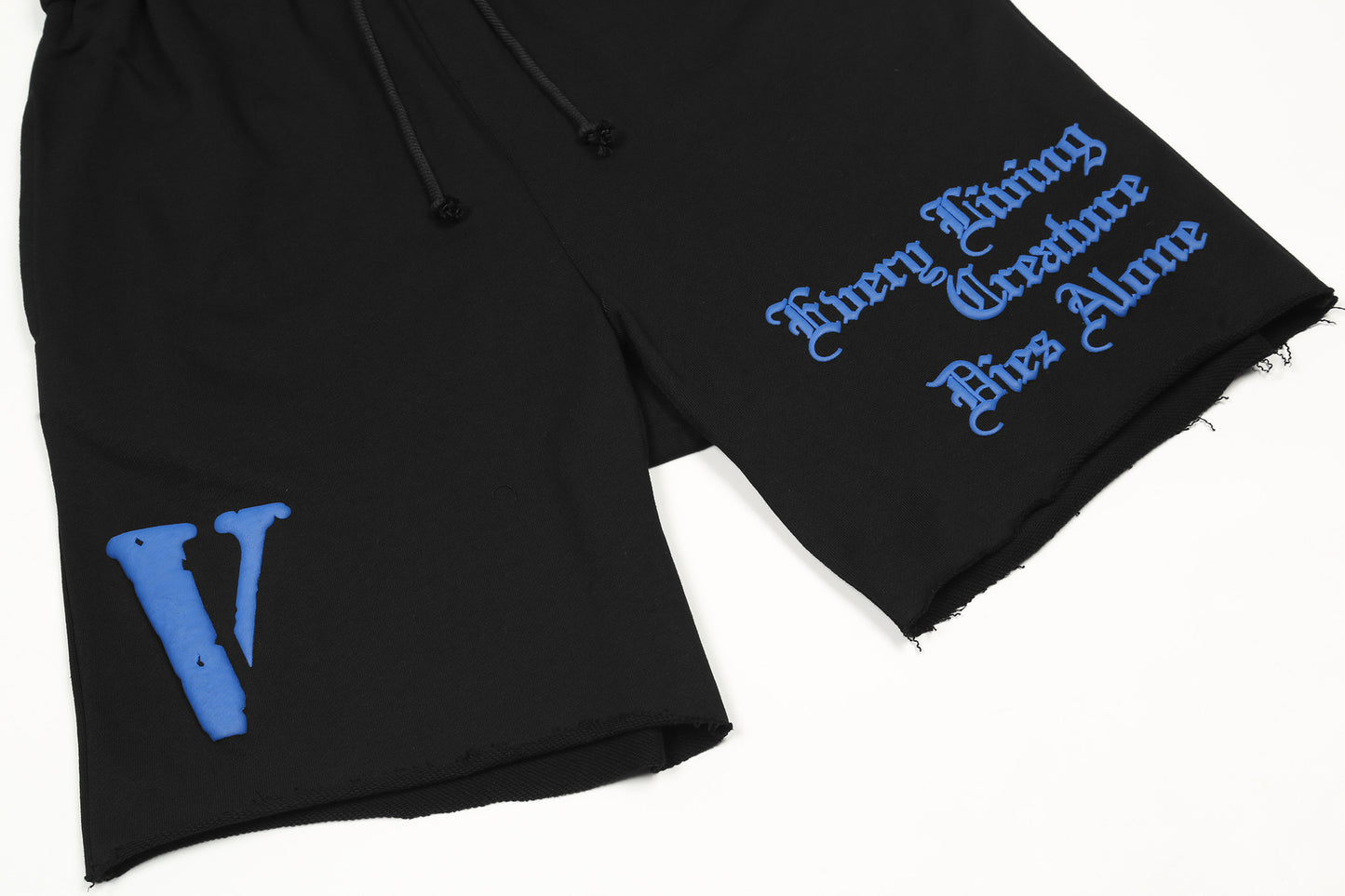 VLONE Black Cotton Shorts