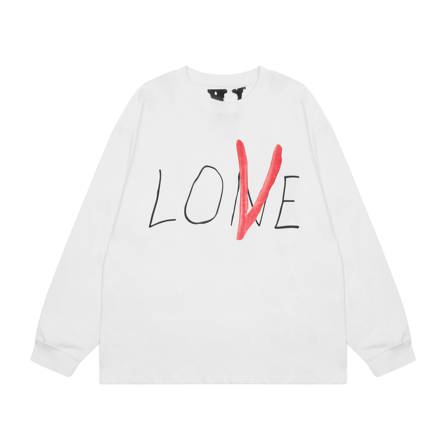 VLONE Black/White Cotton Sweatshirt
