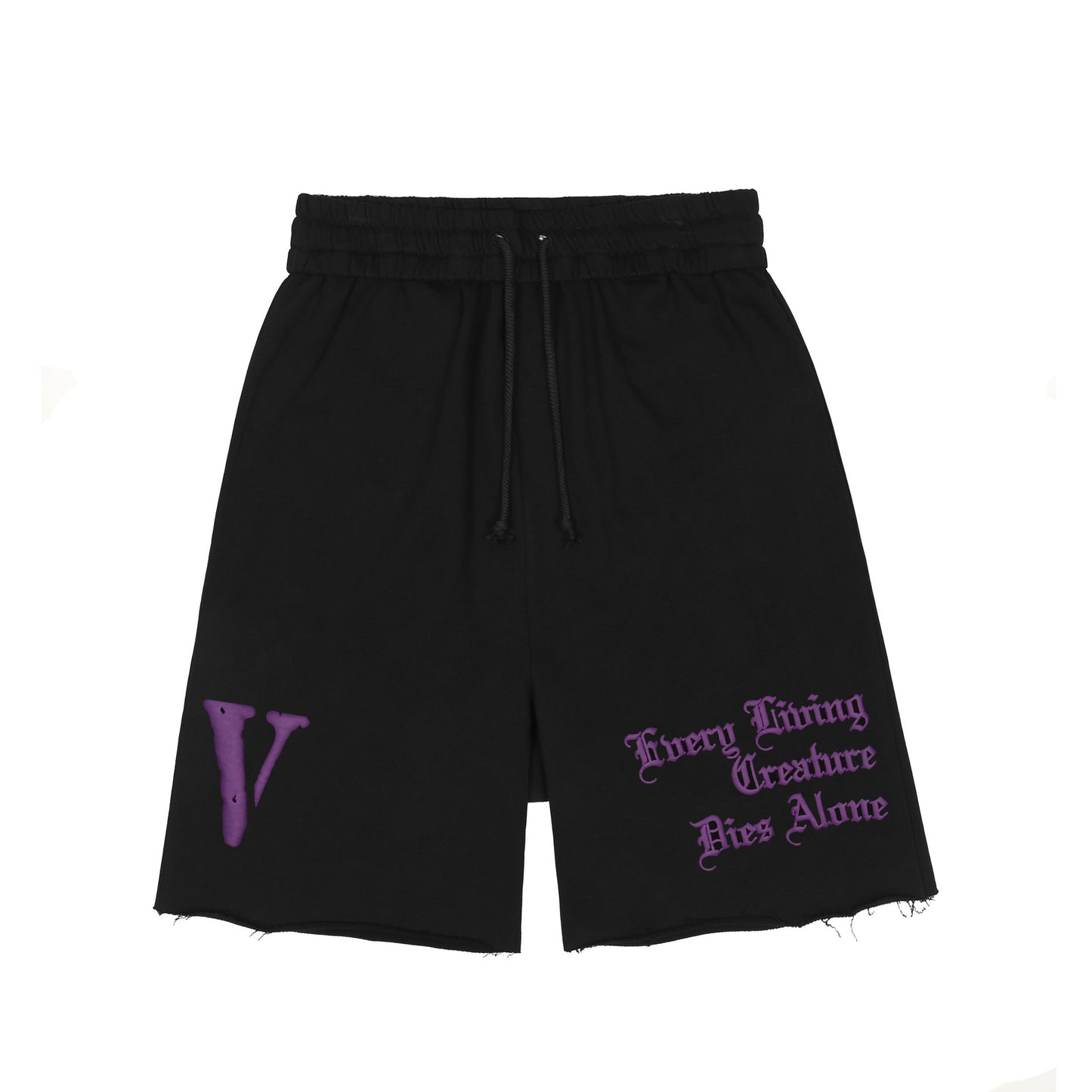 VLONE Black Cotton Shorts