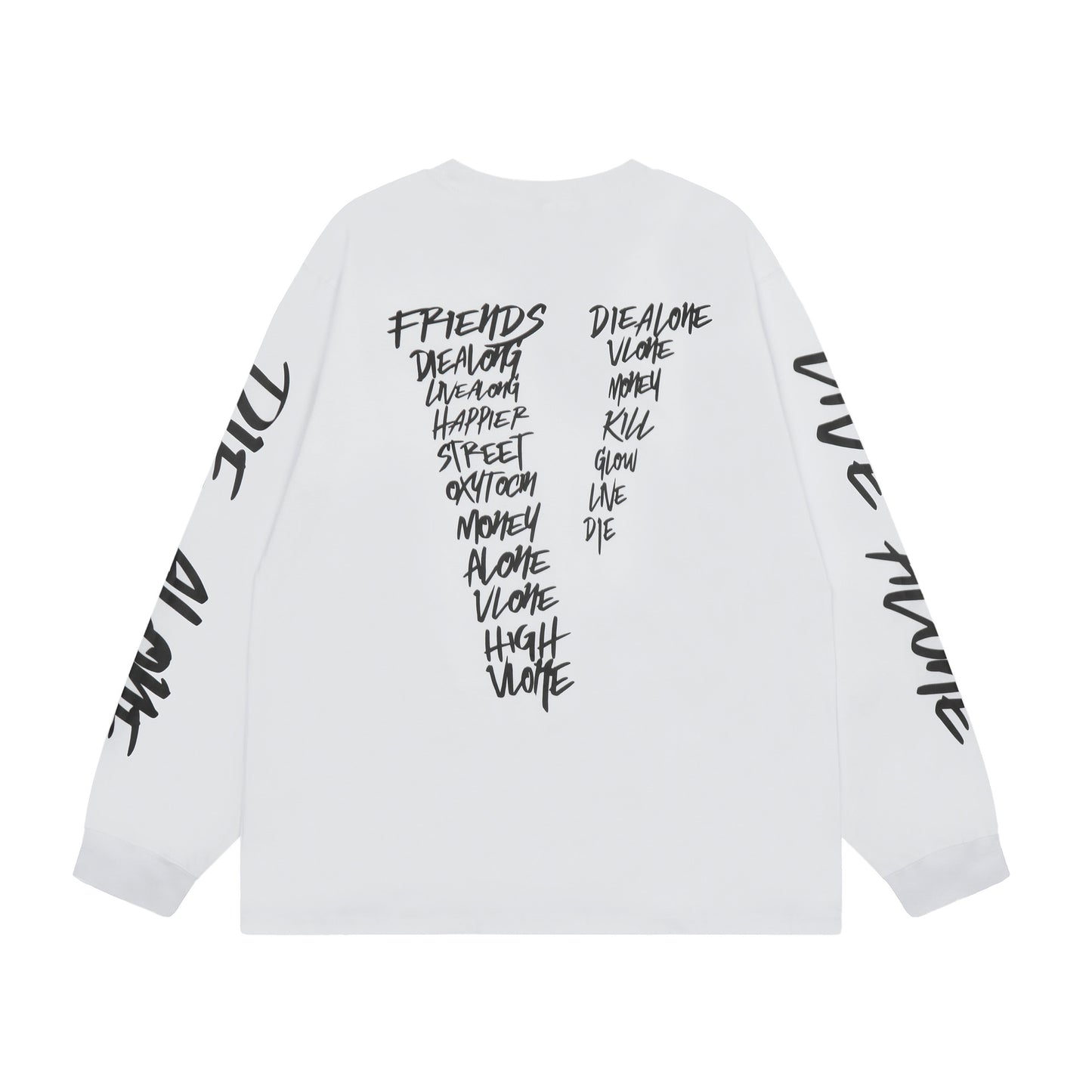 VLONE Black/White Cotton Sweatshirt