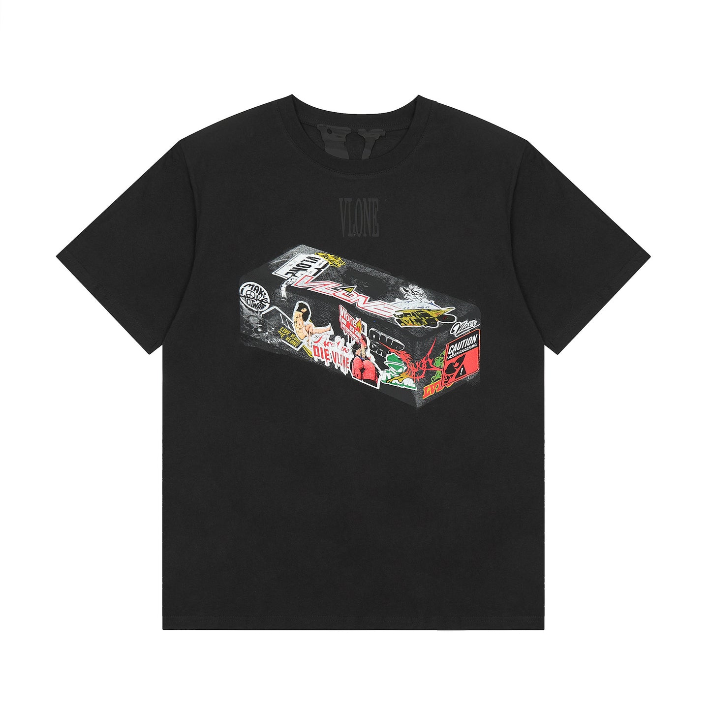 VLONE Black/White Cotton T-shirt