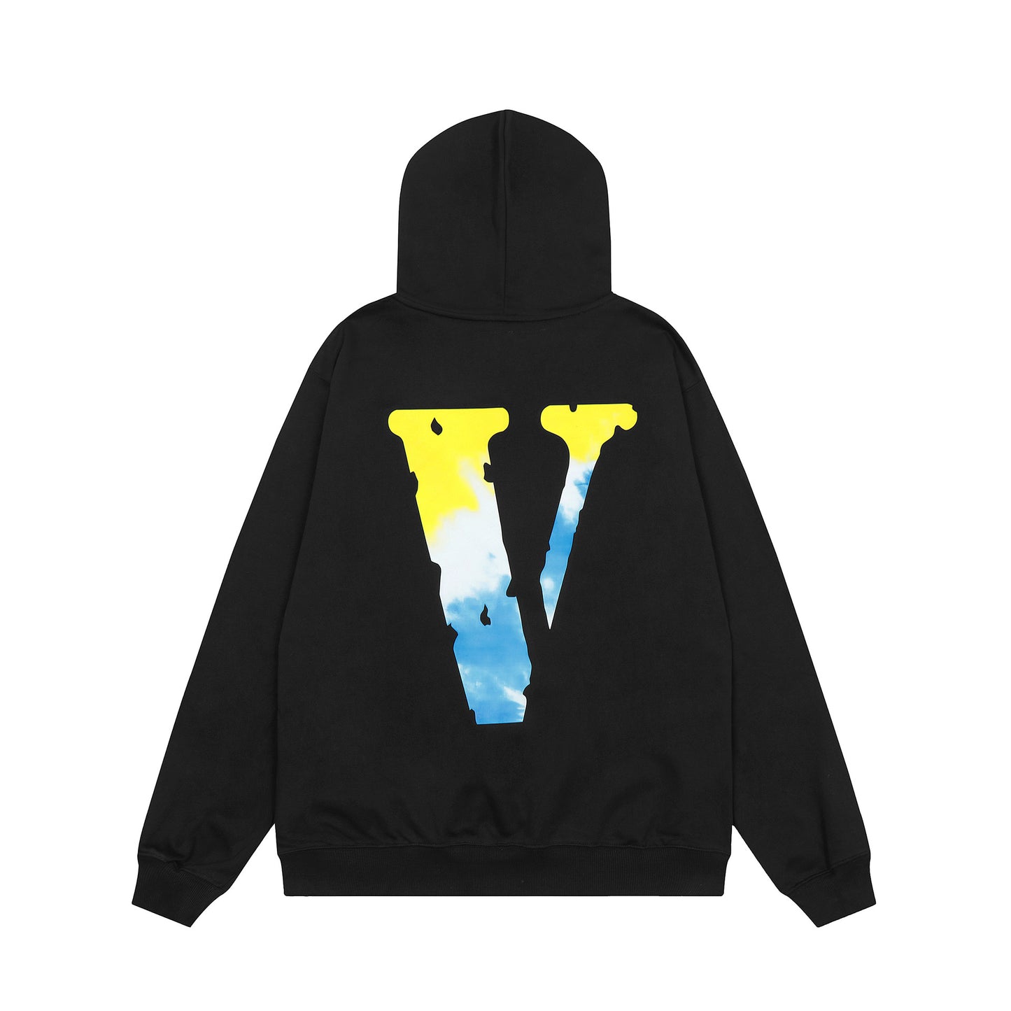 VLONE Black/White Cotton Hoodie