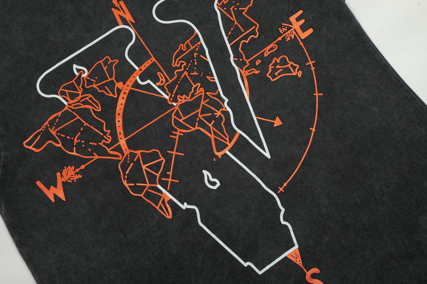 VLONE Black/Beige Cotton T-shirt