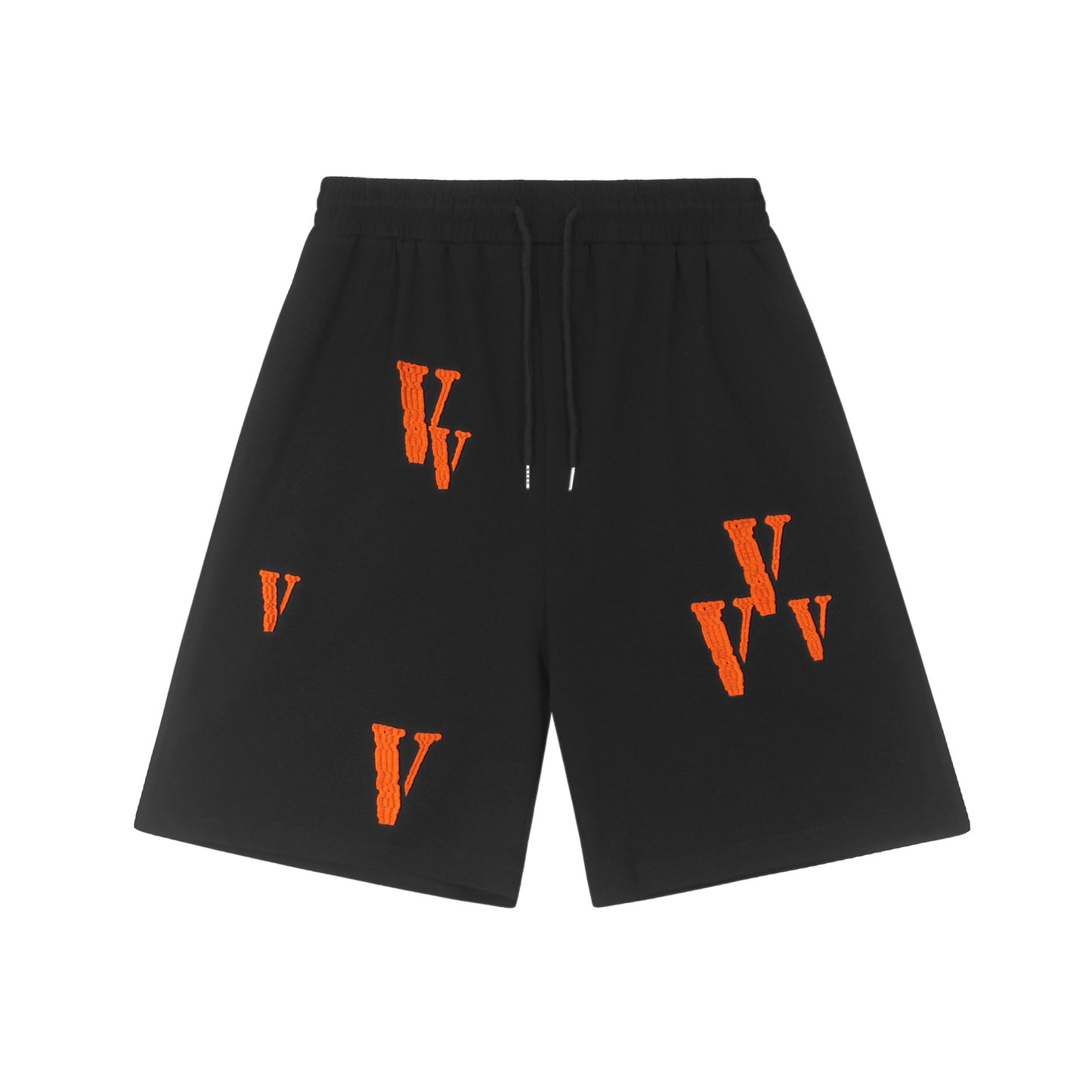 VLONE Black/White/Beige Cotton Shorts