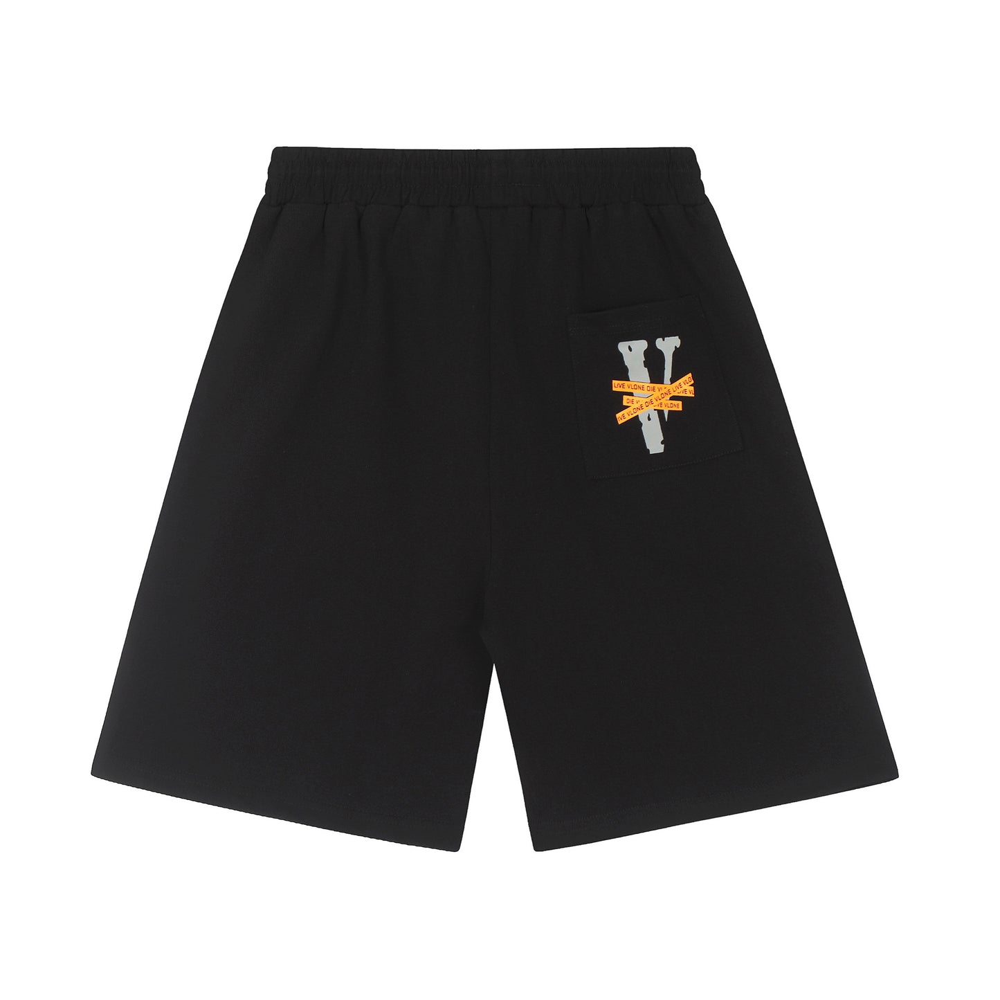 VLONE Black/Beige Cotton Shorts