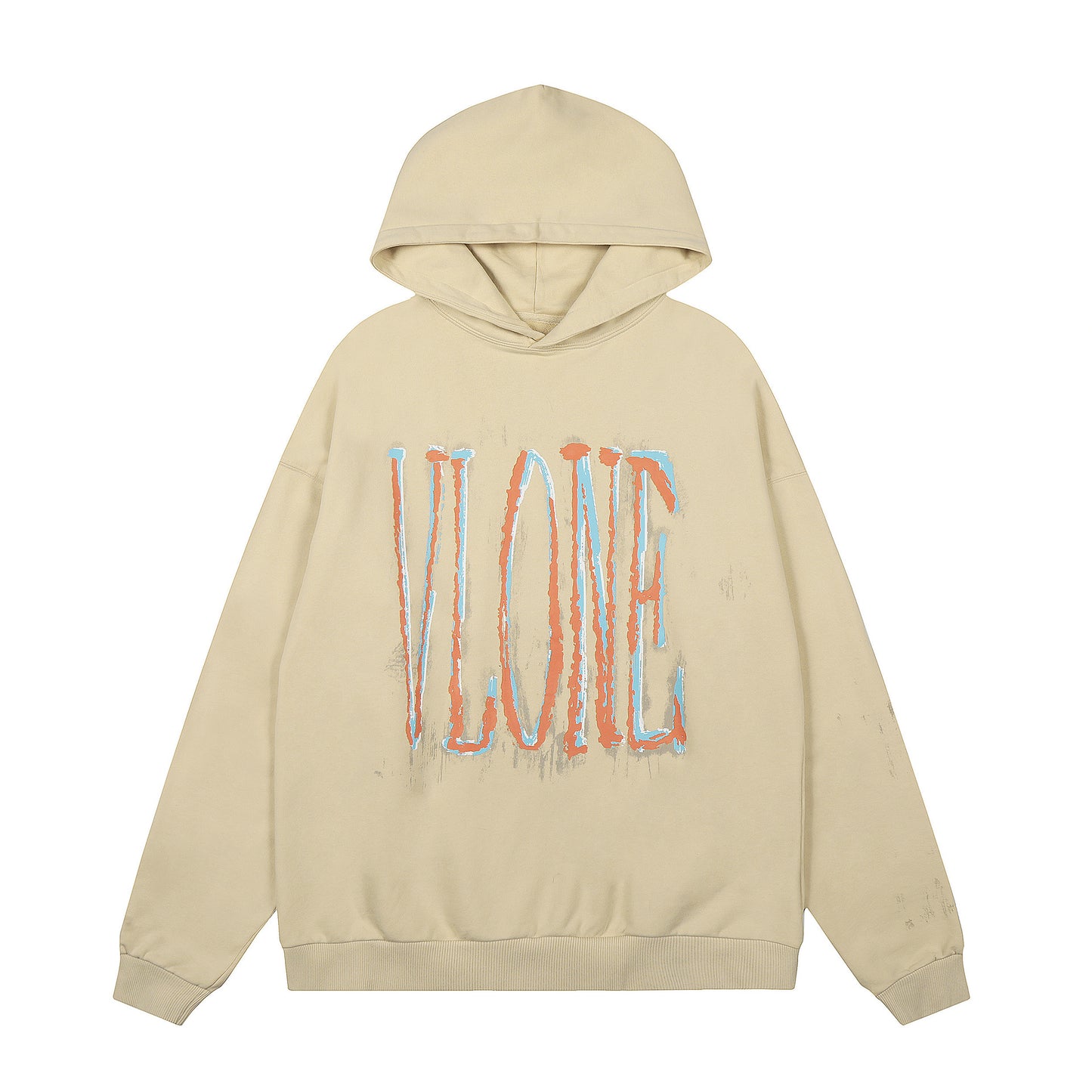 VLONE Black/Beige Cotton Hoodie
