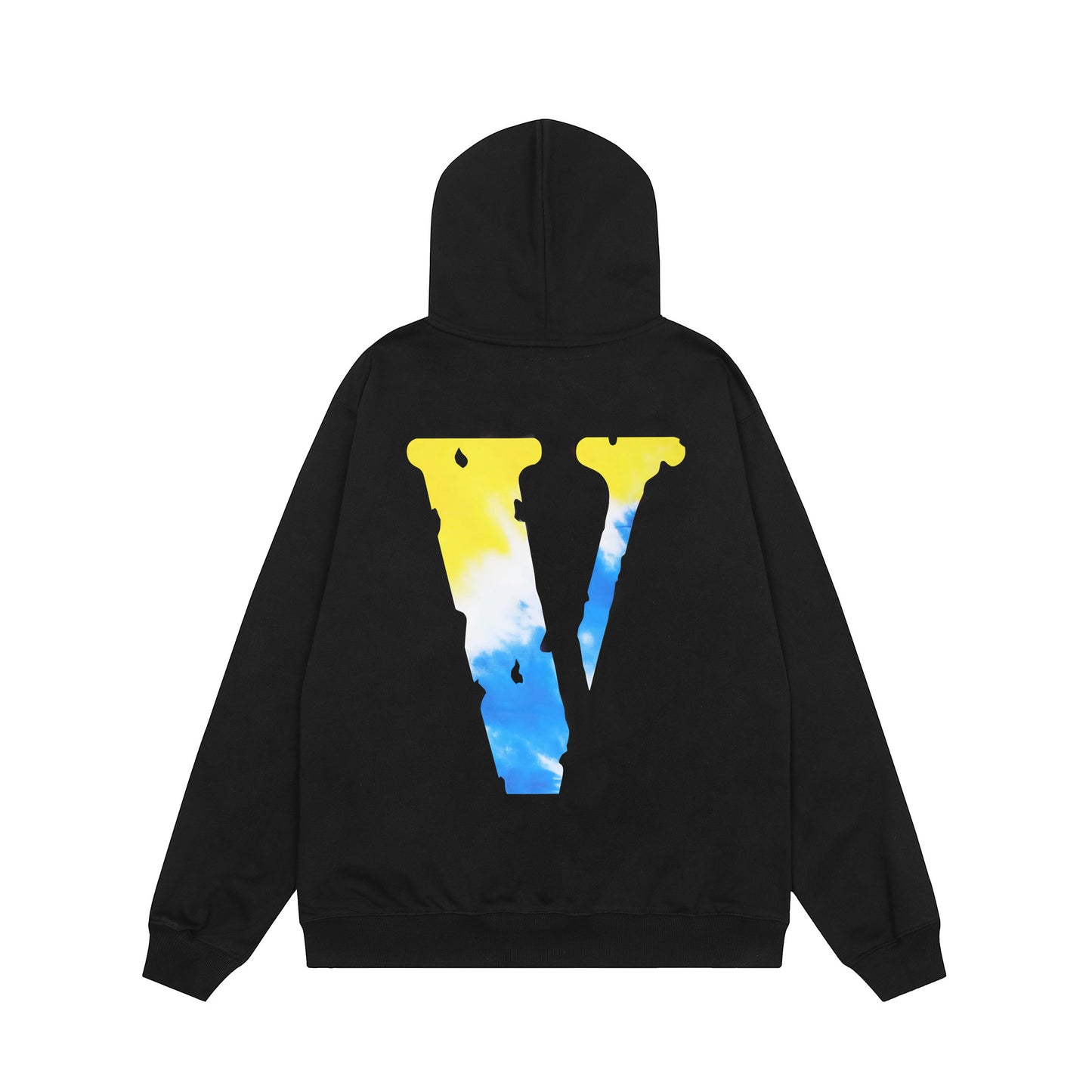 VLONE Black/White Cotton Hoodie