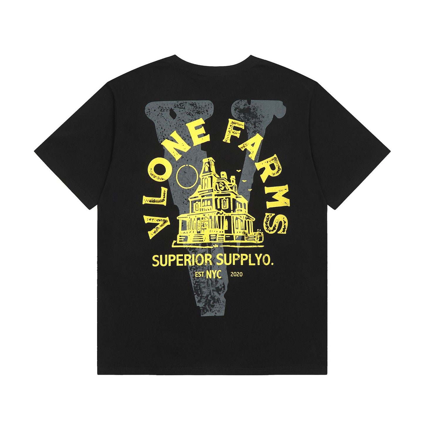 VLONE Black/White Cotton T-shirt