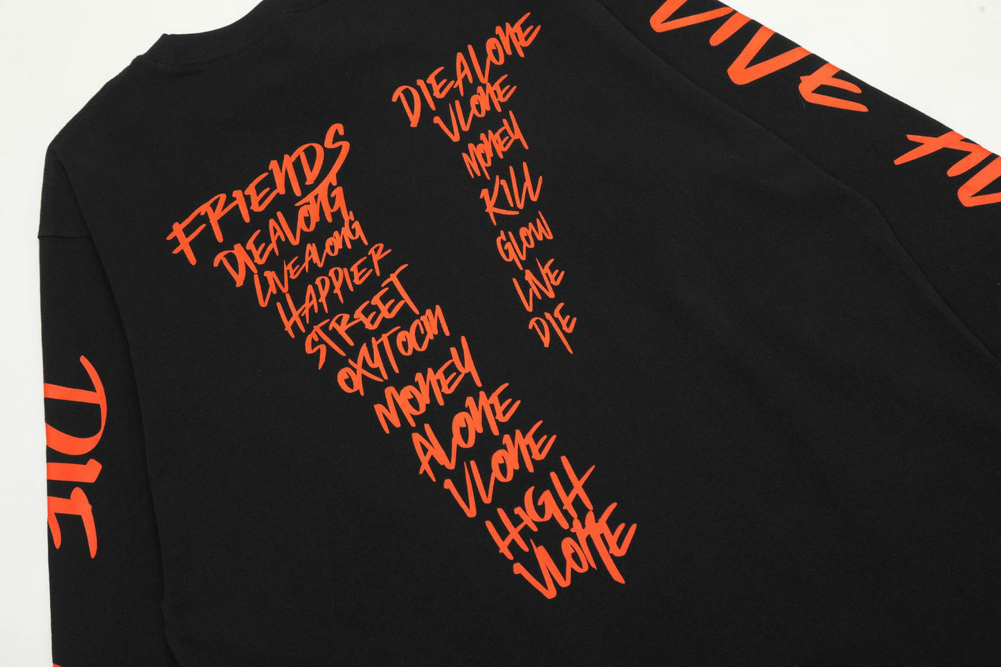 VLONE Black/White Cotton Sweatshirt