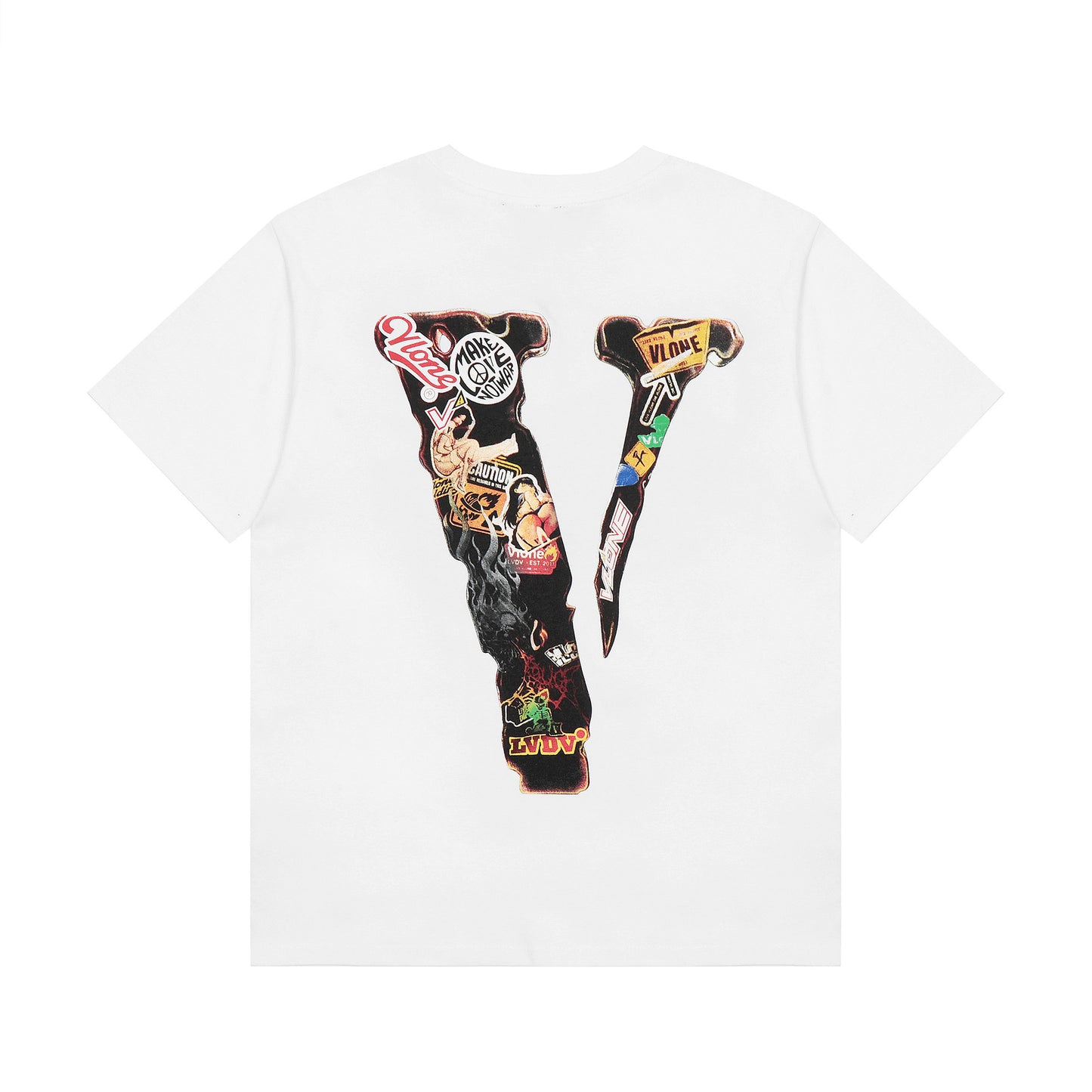 VLONE Black/White Cotton T-shirt