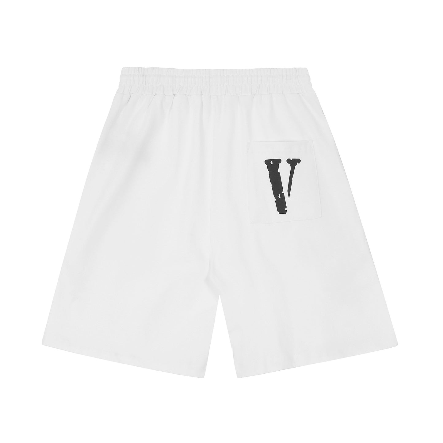 VLONE Black/White Cotton Shorts