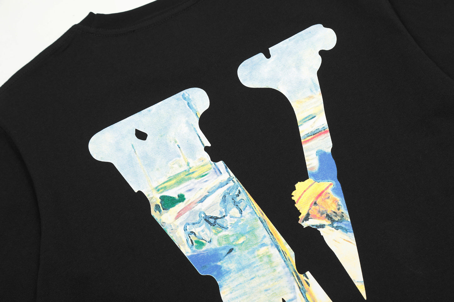 VLONE Black/White Cotton T-shirt