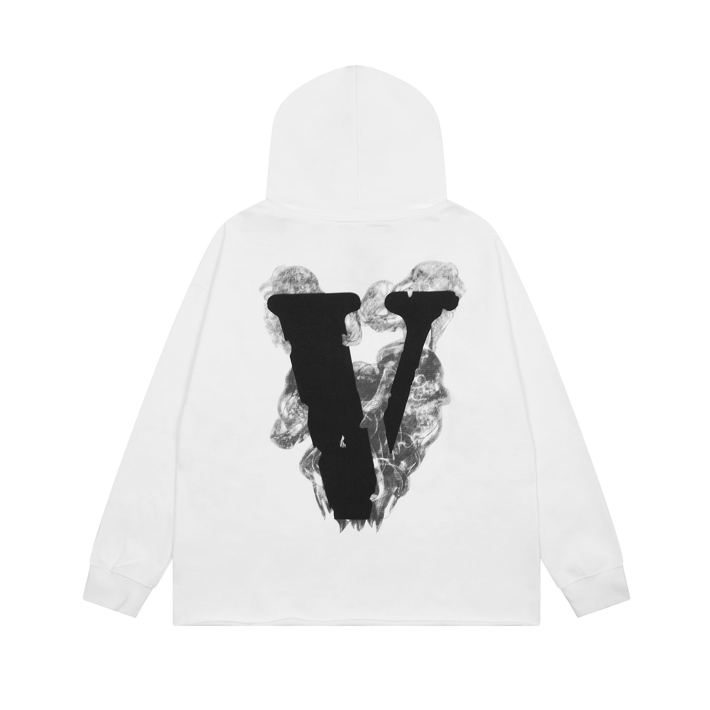 VLONE Black/White Cotton Hoodie