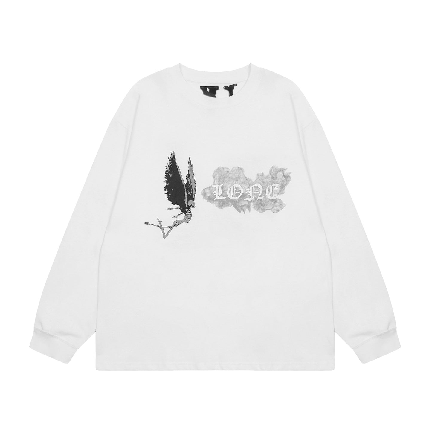 VLONE Black/White Cotton Sweatshirt