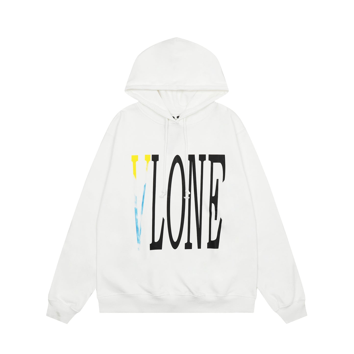 VLONE Black/White Cotton Hoodie