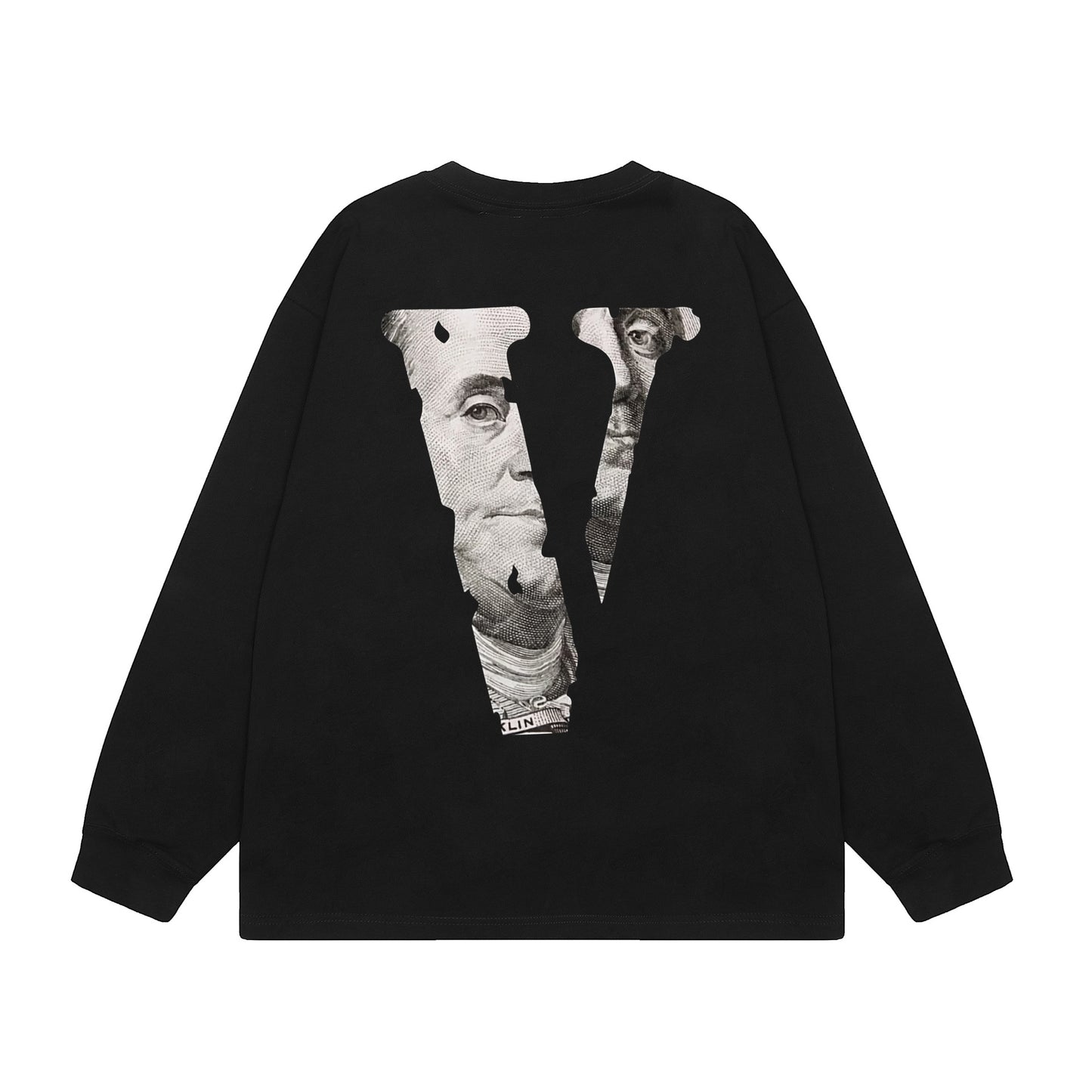 VLONE Black/White Cotton Sweatshirt