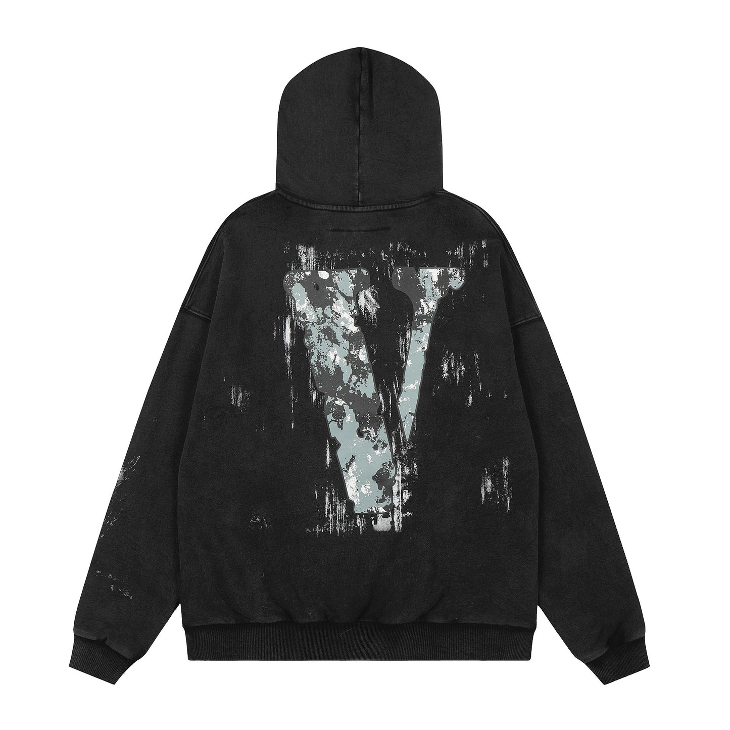 VLONE Black/Beige Cotton Hoodie