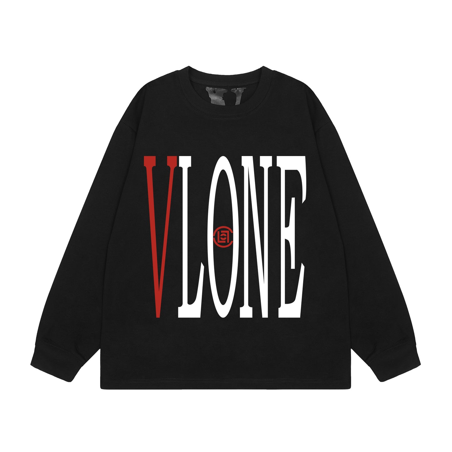 VLONE Black/White Cotton Sweatshirt