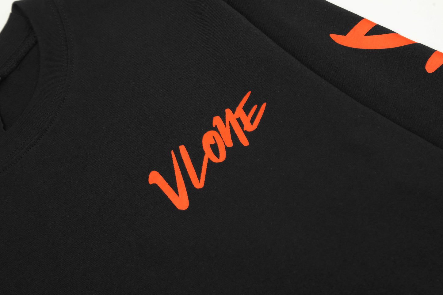 VLONE Black/White Cotton Sweatshirt