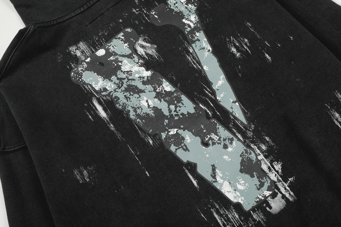 VLONE Black/Beige Cotton Hoodie