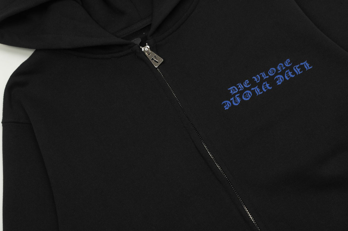 VLONE Black Cotton Hooded Jacket