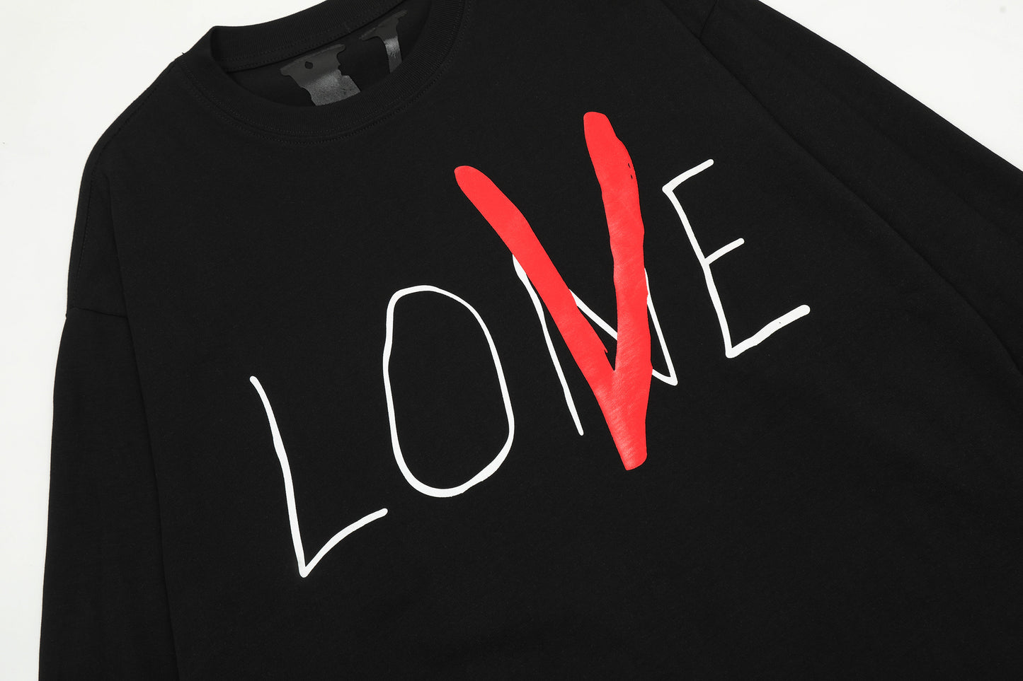 VLONE Black/White Cotton Sweatshirt