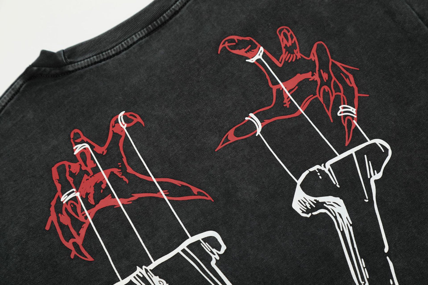 VLONE Black/Beige Cotton T-shirt
