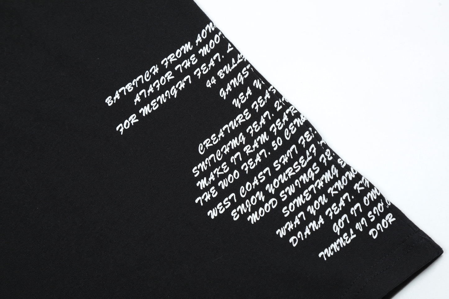 VLONE Rose Black Cotton T-shirt