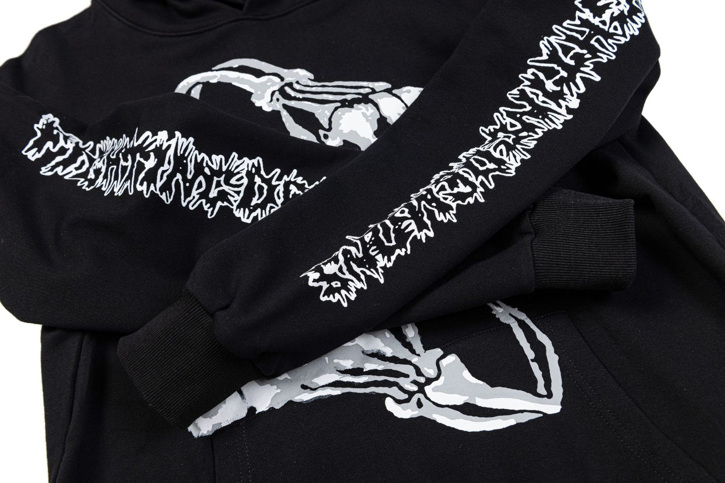 VLONE Black/White Cotton Hoodie