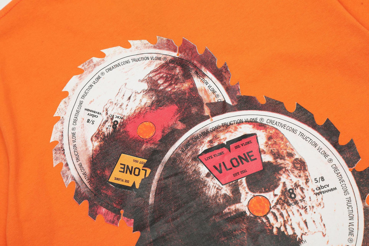 VLONE Orange Cotton T-shirt