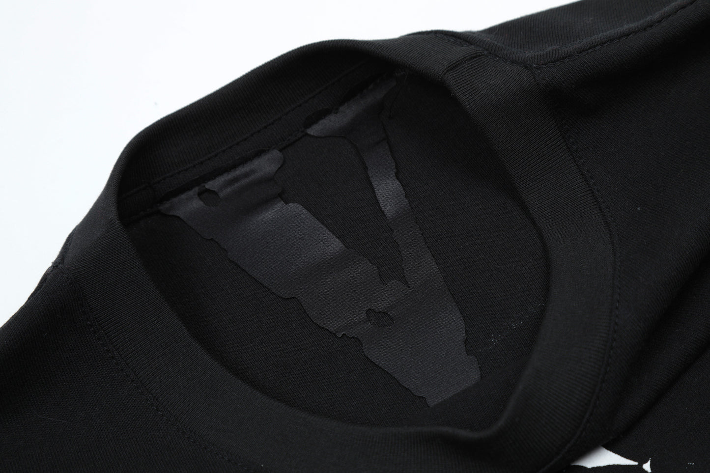 VLONE Rose Black Cotton T-shirt