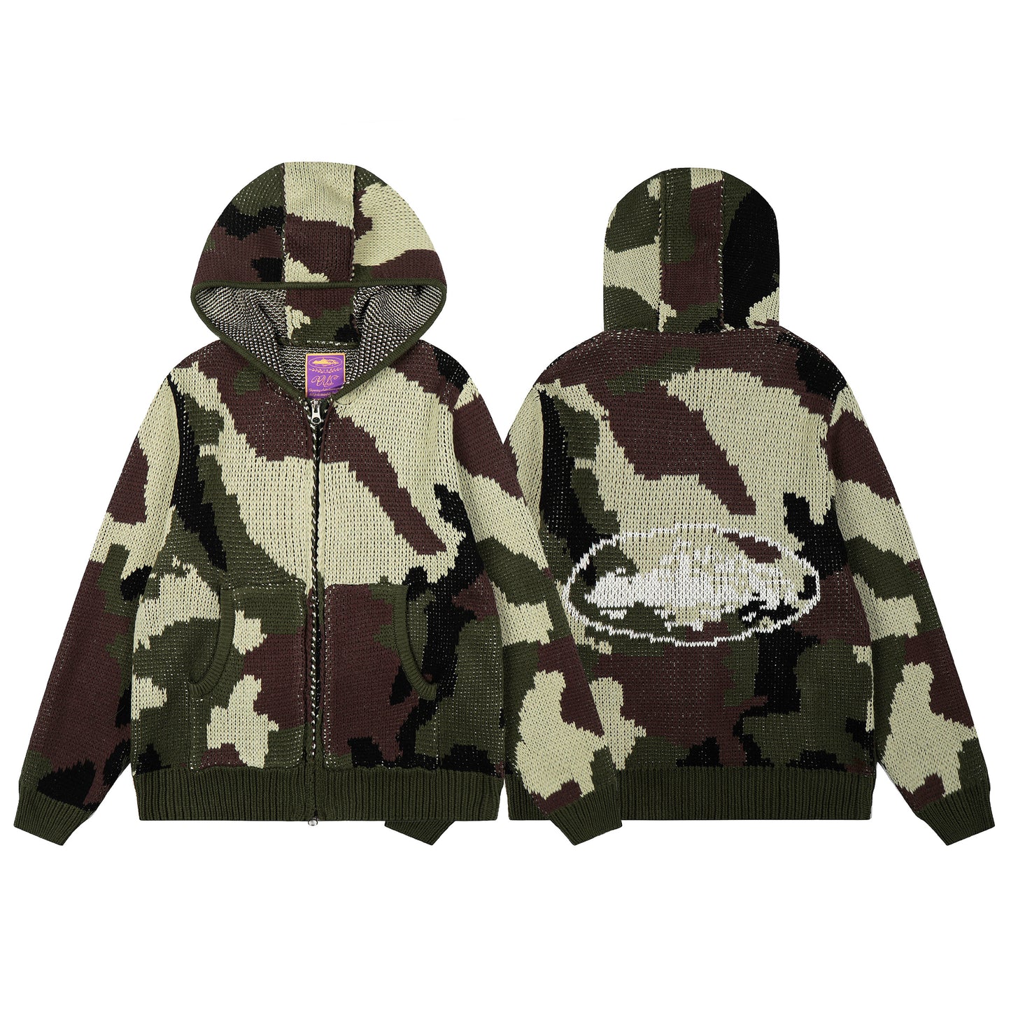 Corteiz Knit Hooded Jacket