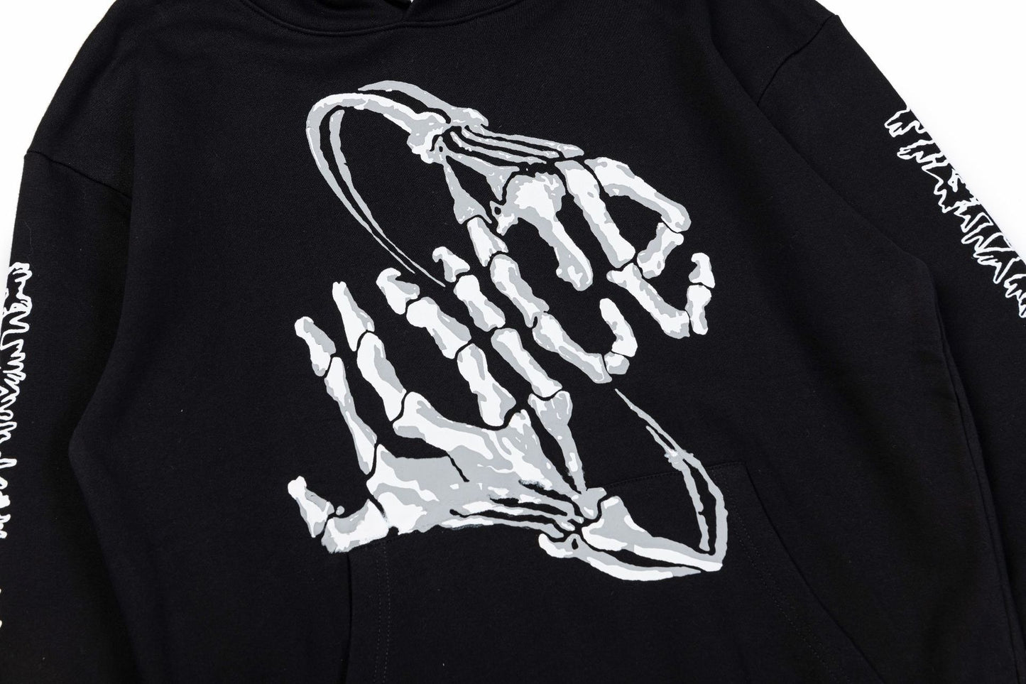 VLONE Black/White Cotton Hoodie