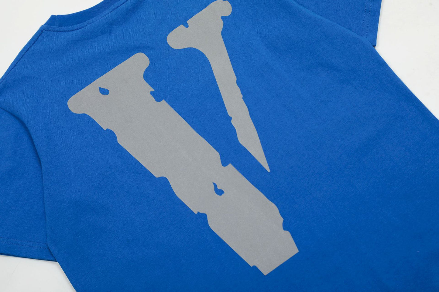 VLONE Blue Cotton T-shirt