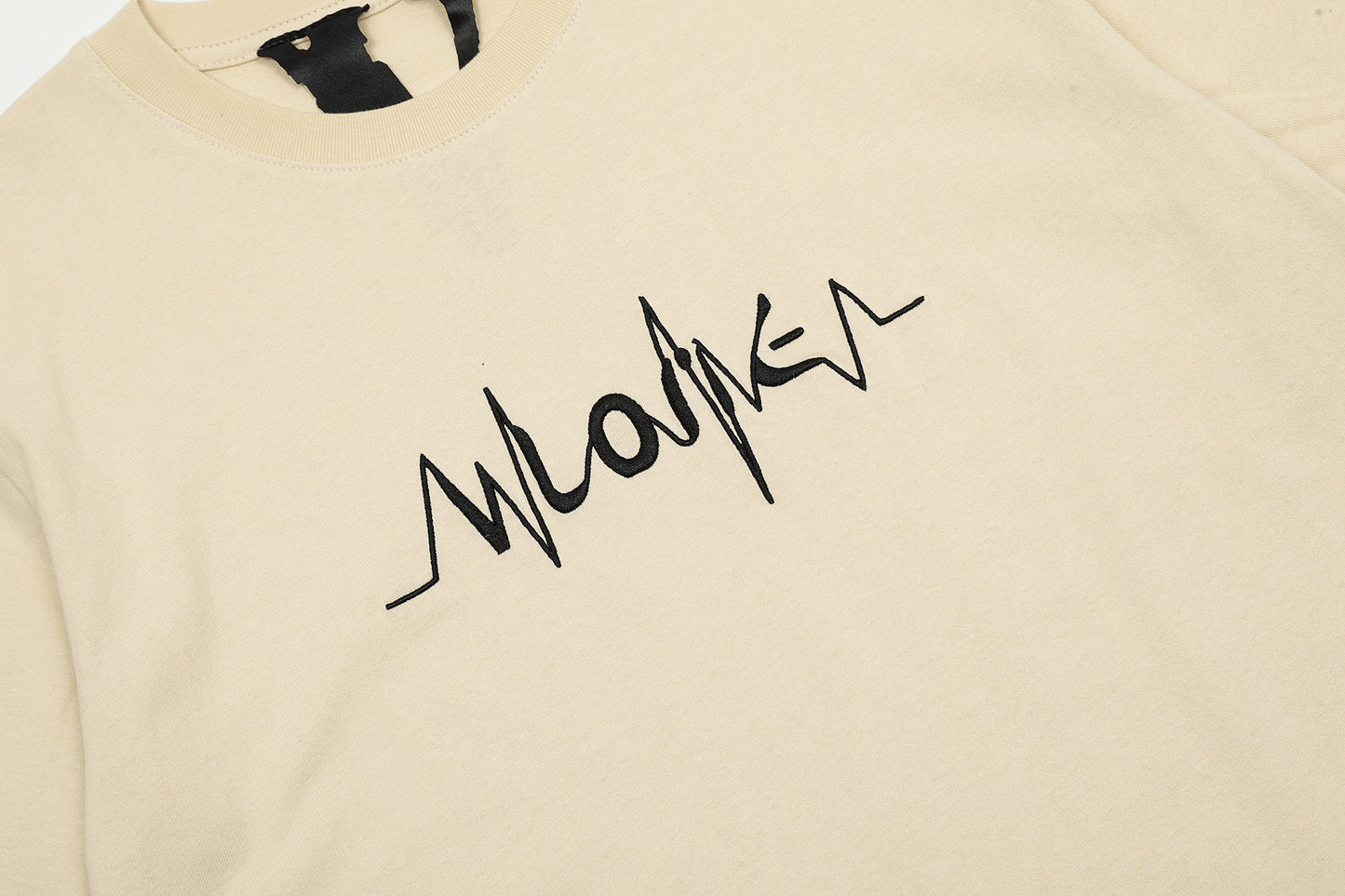 VLONE Black/Beige Cotton T-shirt