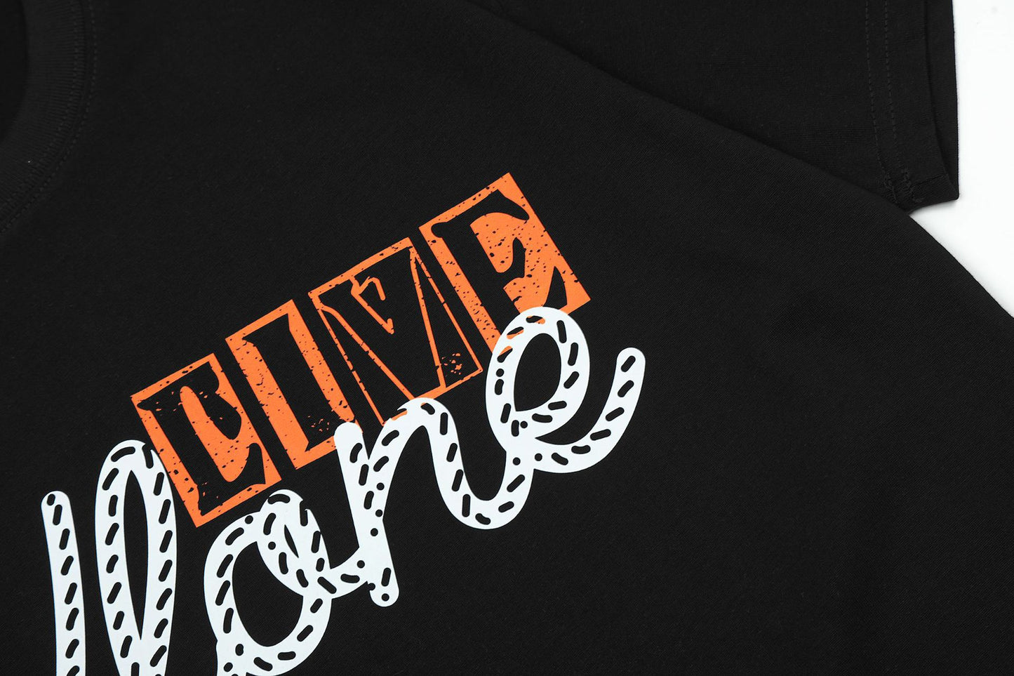 VLONE Black/White Cotton T-shirt