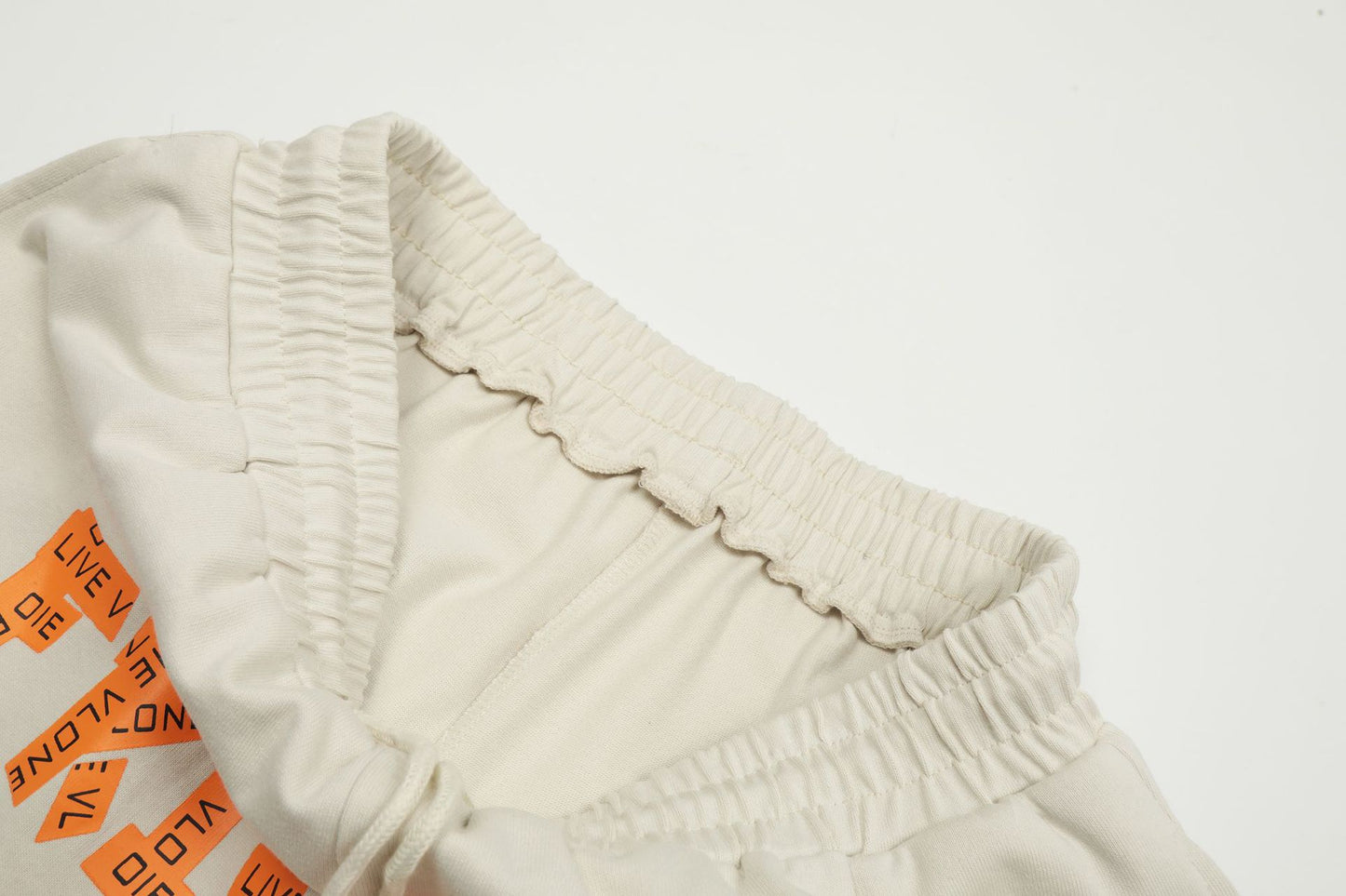 VLONE Black/Beige Cotton Shorts