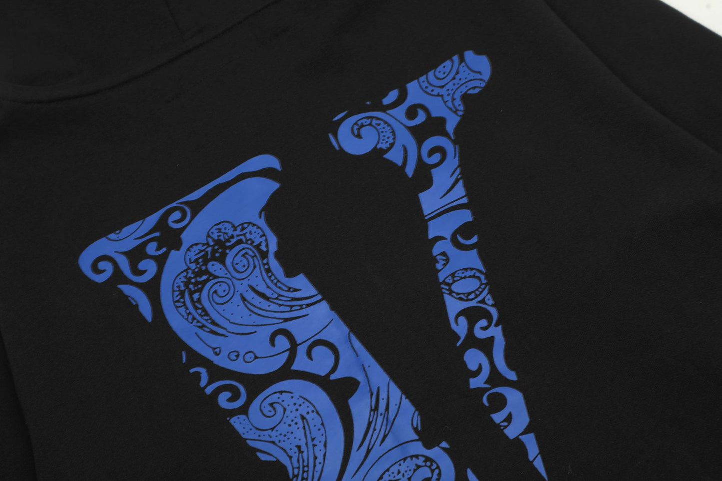 VLONE Black Cotton Hooded Jacket