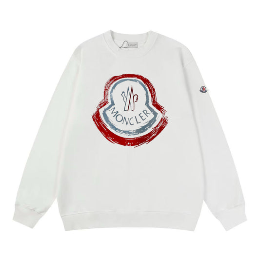 Moncler Black/White Cotton Sweatshirt