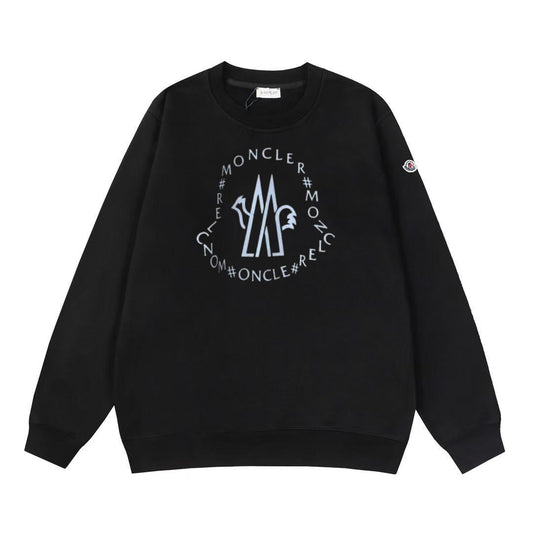 Moncler Black/White Cotton Sweatshirt