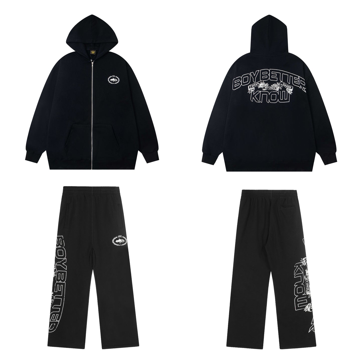 Corteiz Cotton Hooded Jacket Set