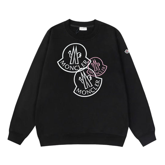 Moncler Black/White Cotton Sweatshirt